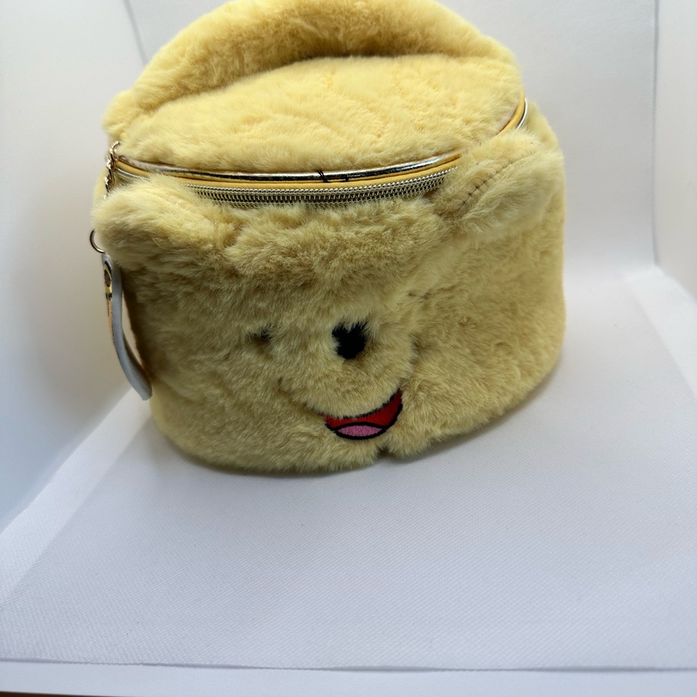 Winnie the Pooh Fuzzy Yellow Bear Bag
